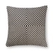 X woven stripe cushion in black £32 - Oliver Bonas