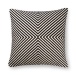 X woven stripe cushion in black £32 - Oliver Bonas