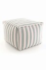 Trimaran stripe denim indoor/outdoor pouf, £269.00 from Dash & Albert