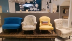 Delightful armchairs by Loaf