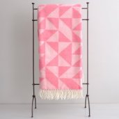Catesby's Merino Geometric Blanket - Pink £99.00